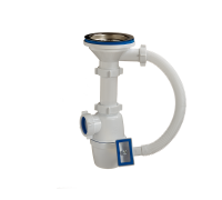 А-4007 Сифон бутылочный 3 1/2"х40 мм, с переливом