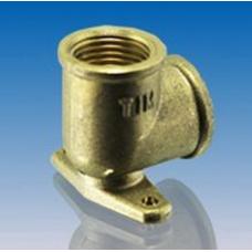 Угол 1/2″ г/г с крепежом