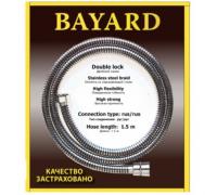 Шланг для душа в коробке BAYARD рус./рус. 1,5 м в бумажн. коробке