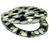 Сиденье ZALEL стеклопластик прозрачное Aqua Китай R-8509