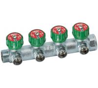 Регулирующий коллектор 3/4 х 4 выхода FAR ПЛОСК.УПЛ. ар. 3824 3412TP , эко