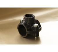 ПНД Седелка (крепление - болт) 110 х 3/4" (водоотвод-врезка) ТПК-АКВА